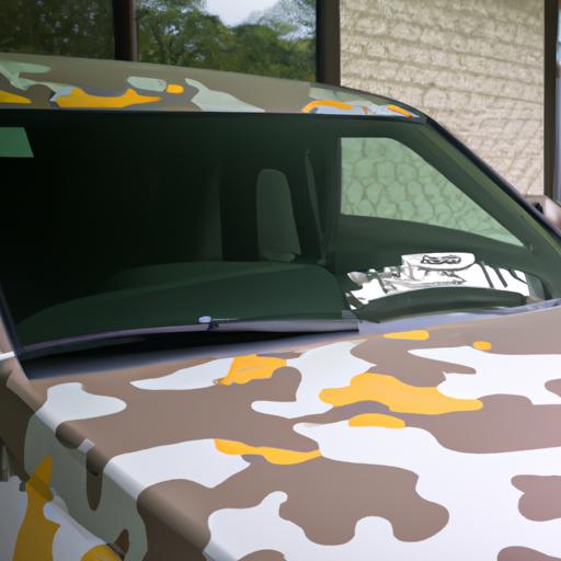 A car with military decals waits for the best car insurance for military personnel.